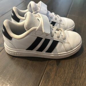 Adidas White and Black Classic Sneakers
